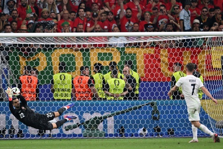 Portugal se clasificó para los cuartos de final. AFP