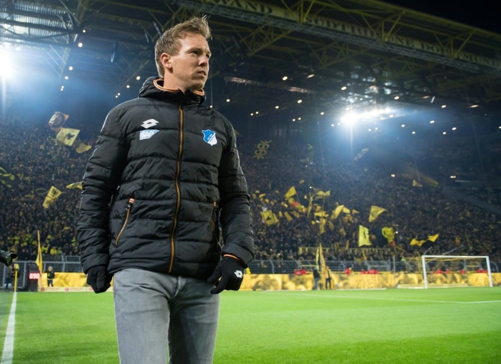 Julian Nagelsmann ha negado los rumores que le situaban lejos del Hoffenheim. AFP/Archivo