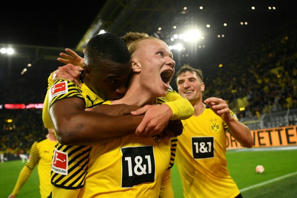 Haaland sauve Dortmund face à Hoffenheim. AFP