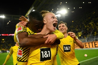 Haaland sauve Dortmund face à Hoffenheim. AFP