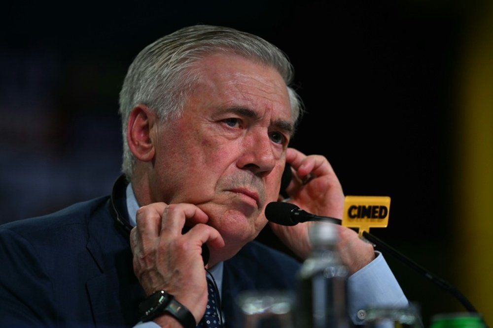 Ancelotti announced on Monday his first list as Brazil head coach. AFP