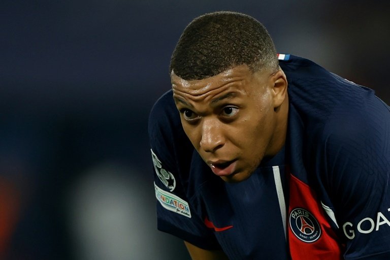 Mbappe will leave the French club in June. AFP