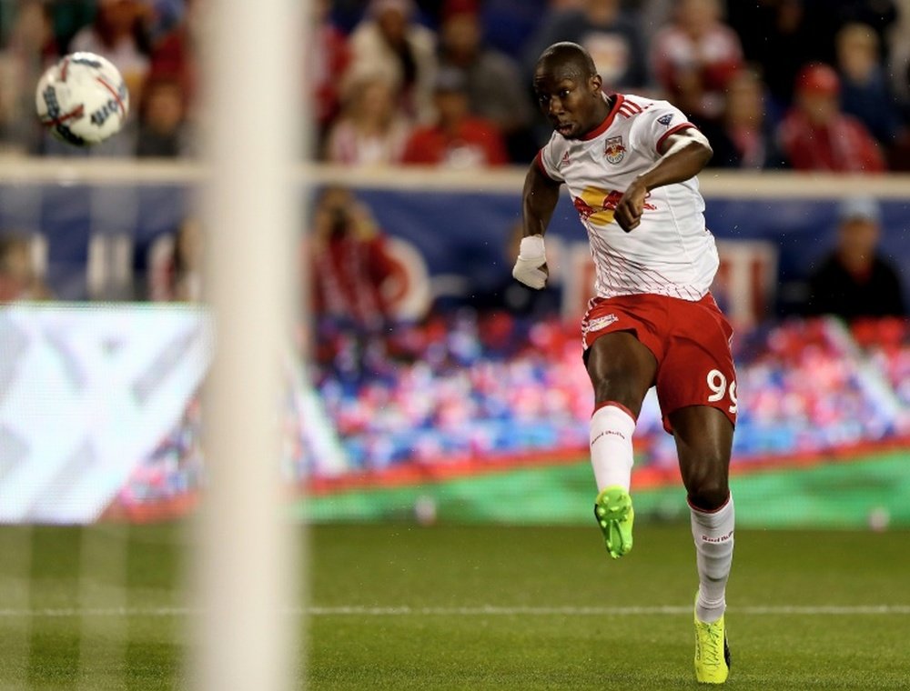 Bradley Wright-Phillips has set a new goalscoring record in the MLS. AFP