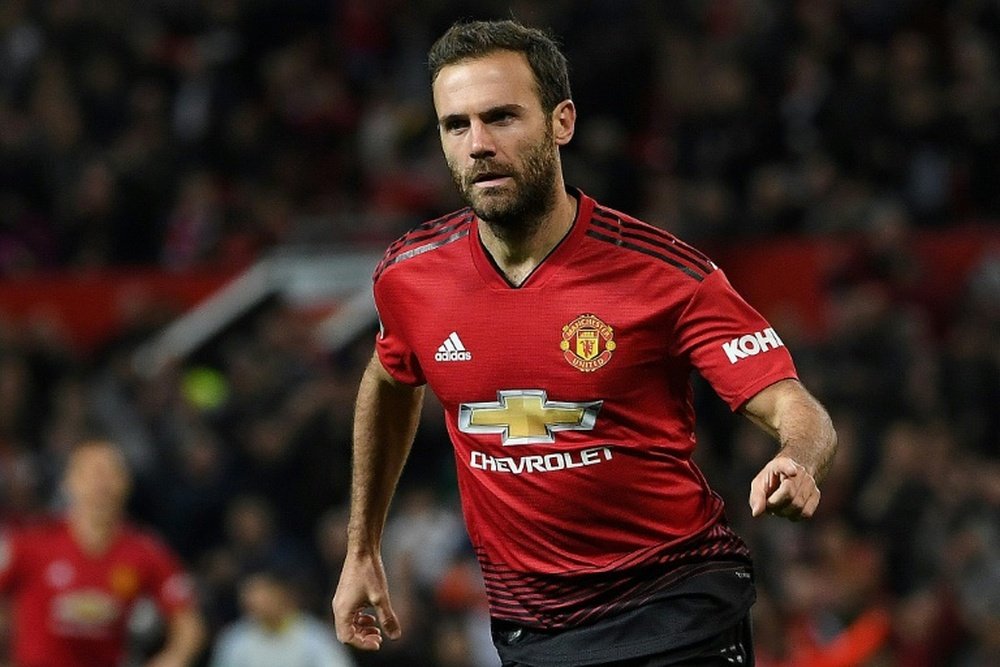 Manchester United's Juan Mata inspired his team's comeback against Newcastle. AFP