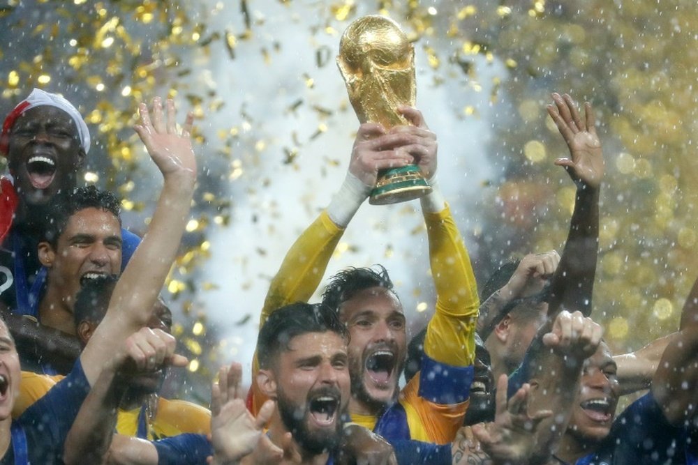 Lloris is now a World Cup winning captain. AFP