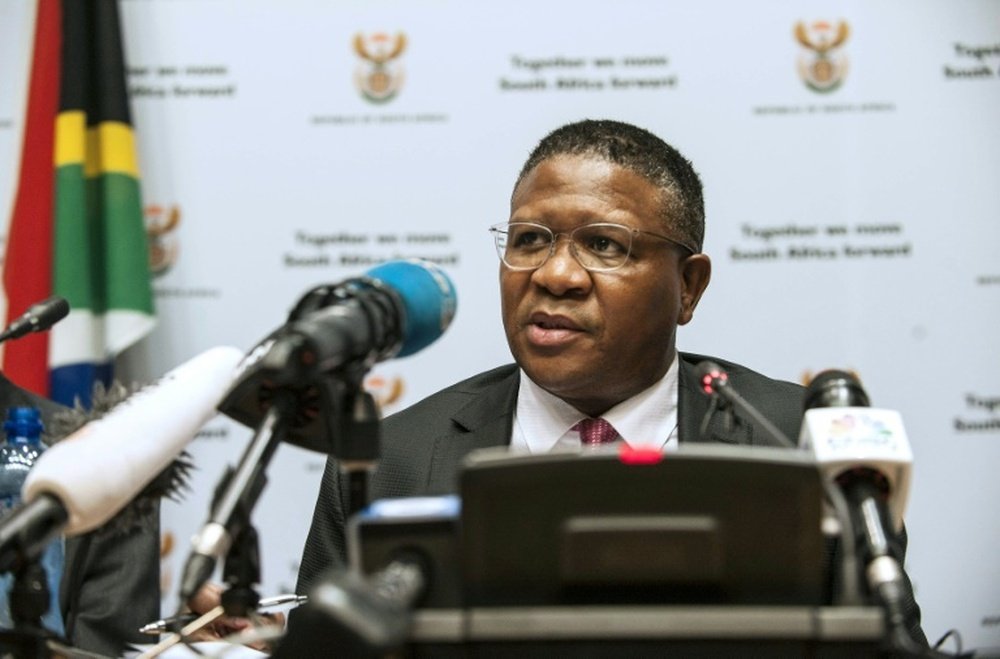 South African Sport Minister Fikile Mbalula. AFP