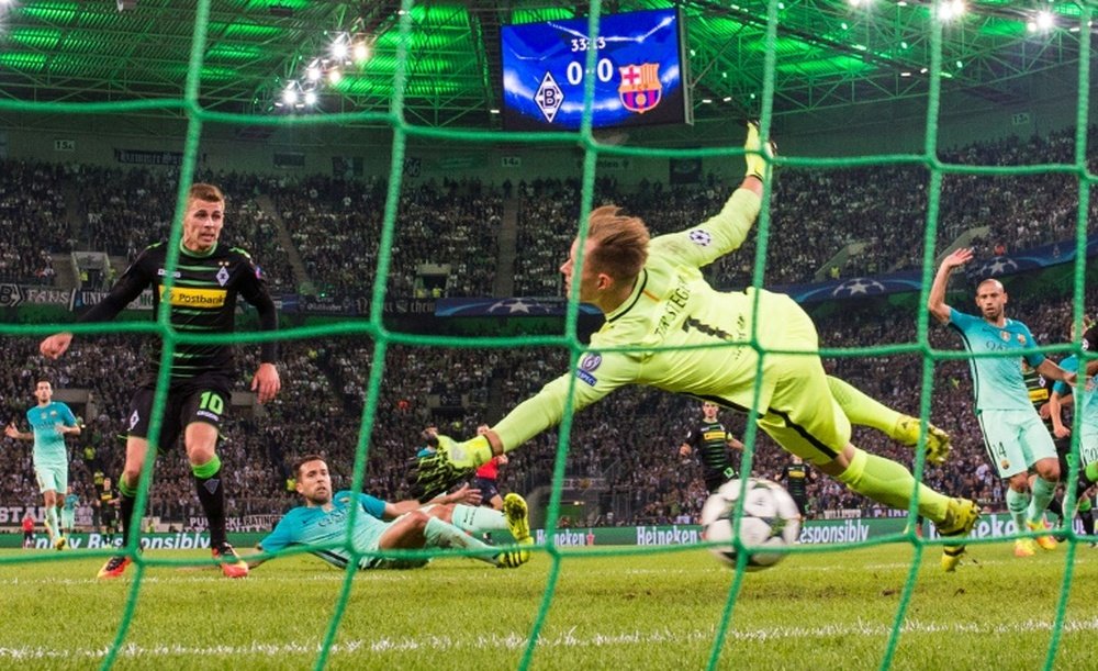 We won't see Ter Stegen in another position. AFP