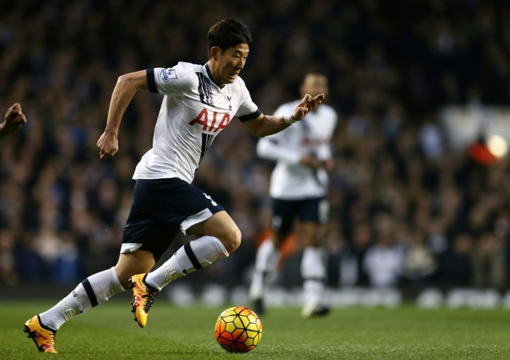 Son is the Premier League Player of the Month for September. AFP
