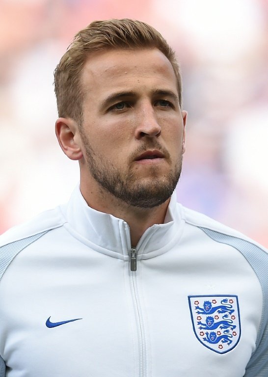 Harry Kane has announced that he and his girlfriend are expecting a child. AFP