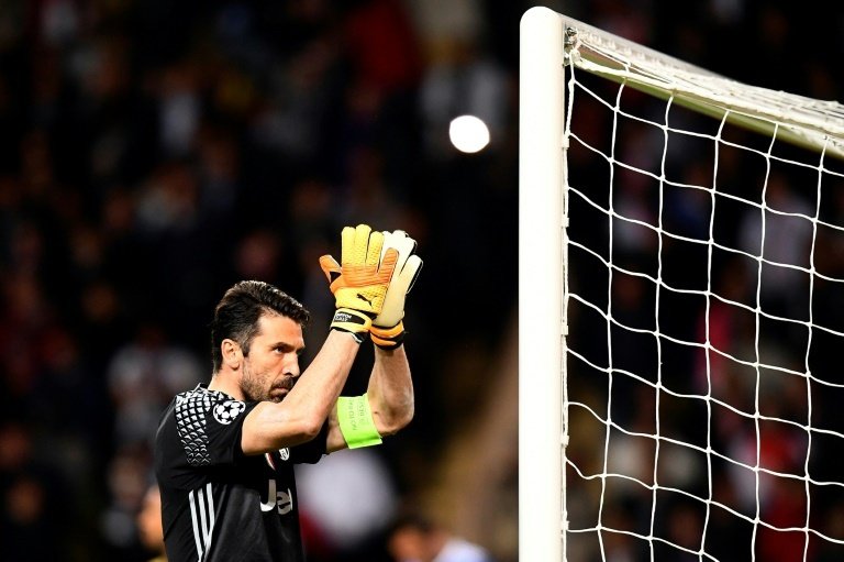 Allegri elogiou a atuação decisiva do goleiro Gianluigi Buffon. AFP