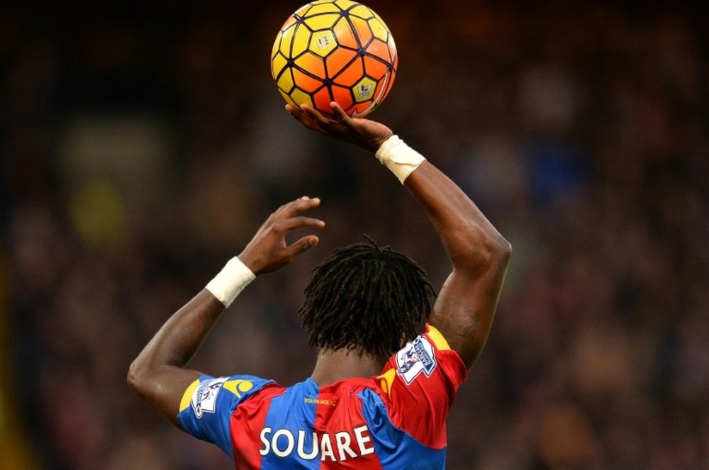 Left-back Souare made his comeback after a year out. AFP