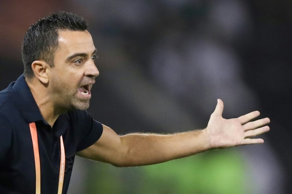 Xavi says no to Barca and will arrive in June. AFP