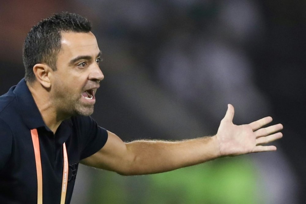 Xavi diz não ao Barcelona e deve assumir em junho. AFP