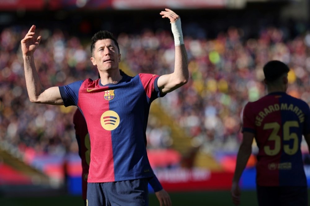 Lewandowski est le meilleur buteur de la division avec 25 buts. AFP