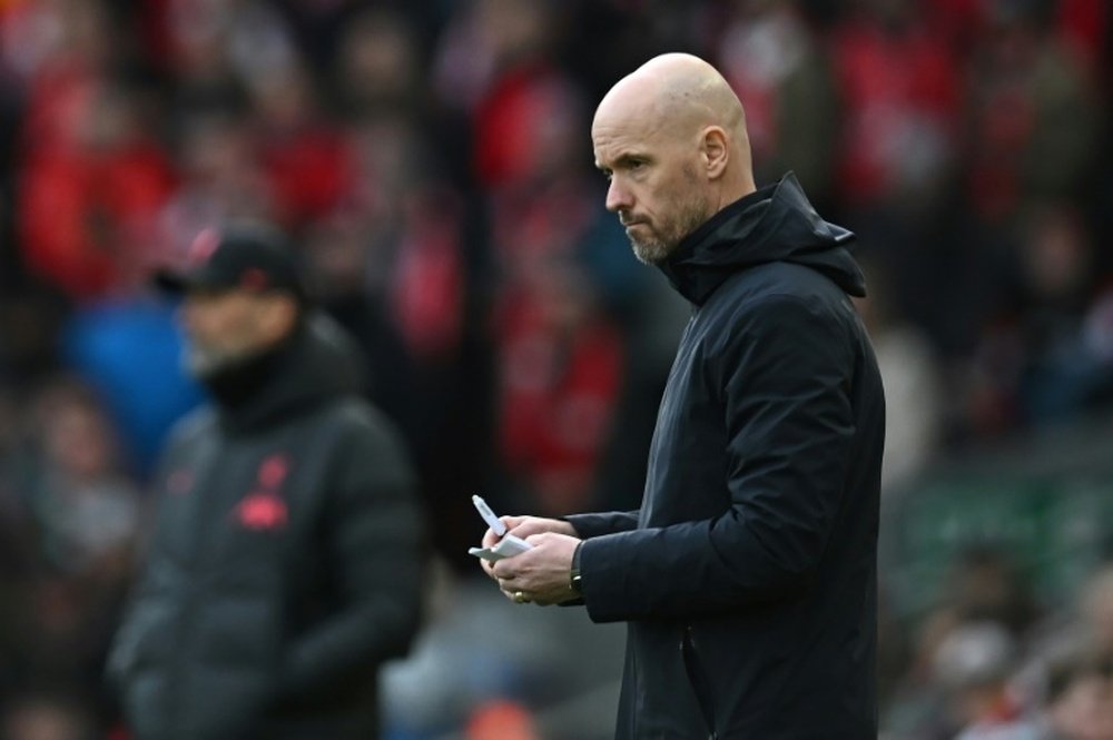 El Manchester United pondrá sobre la mesa de Erik ten Hag la ampliación hasta 2028. AFP