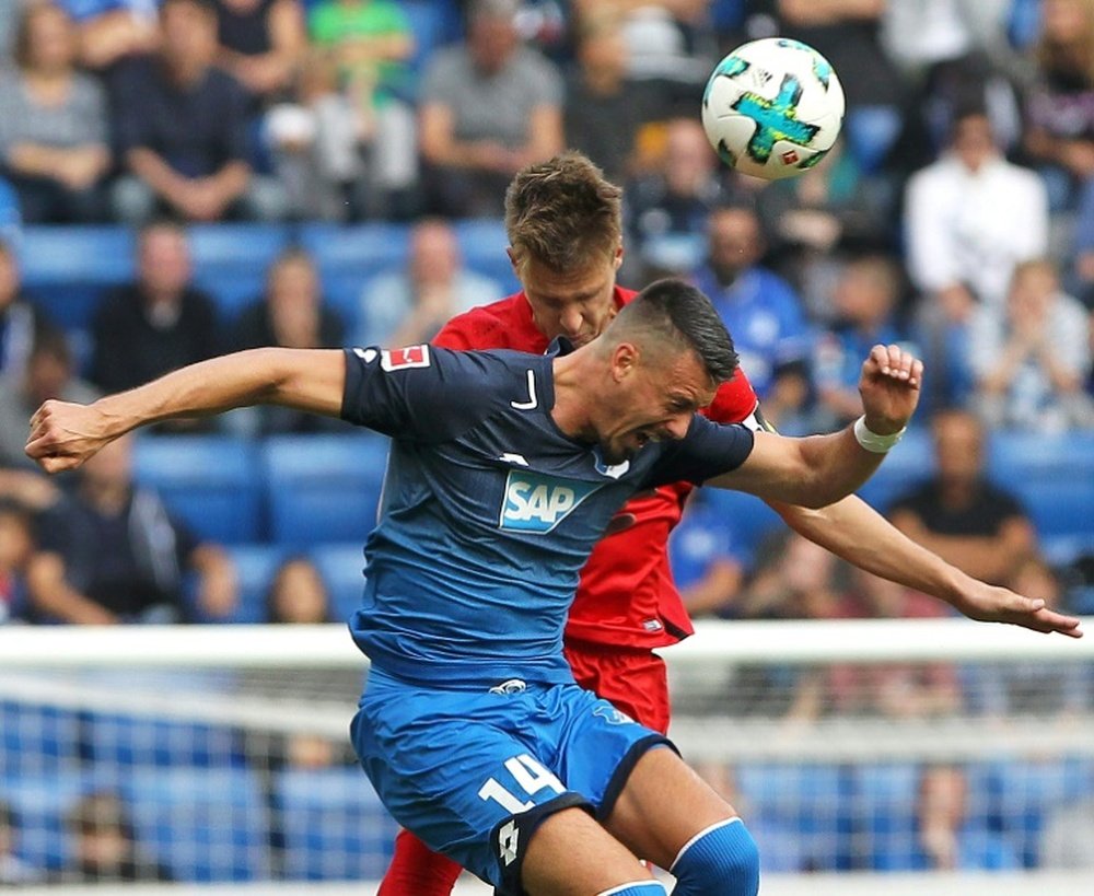 Hoffenheim drew 1-1 at home to Hertha Berlin on Sunday. AFP