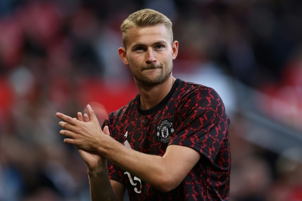 Ten Hag already managed Matthijs de Ligt at Ajax. AFP