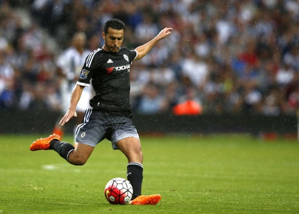 Pedro scored on his debut as Chelsea won 3-2 against West Bromwich at The Hawthorns