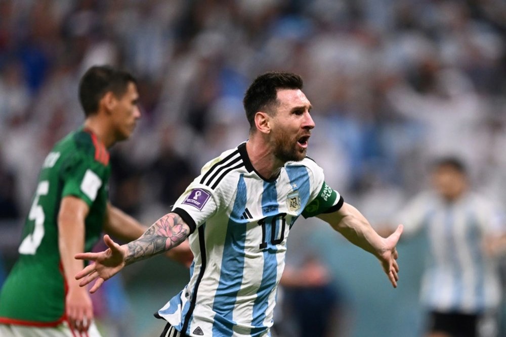 L'Argentine reste en vie grâce à l'inévitable Leo Messi. AFP