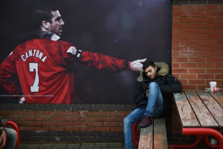 El día que Cantona demostró lo que significa ser capitán del United. AFP