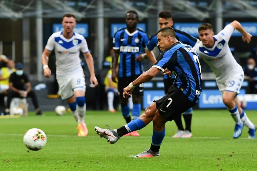 L'Inter annienta il Brescia. AFP