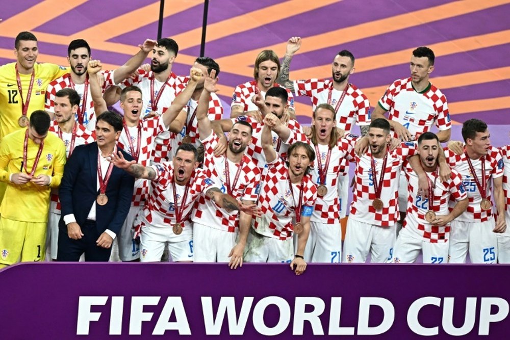 Croatia claimed third place. AFP