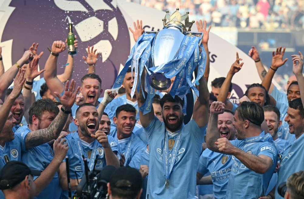 El City, entre la quinta Premier seguida y la amenaza del descenso. AFP