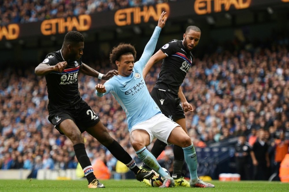 Leroy Sane was in fine form for Manchester City. AFP
