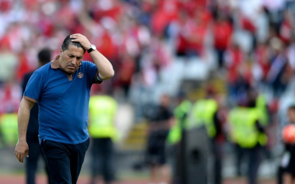 Portos then coach Jose Peseiro reacts during the Portuguese Cup final football match against SC Braga on May 22, 2016