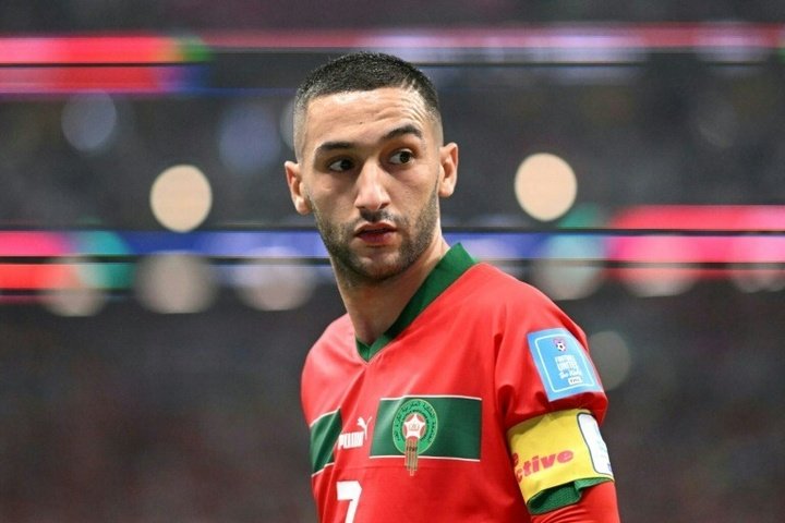 Ziyech has scored eight goals and provided four assists this season. AFP