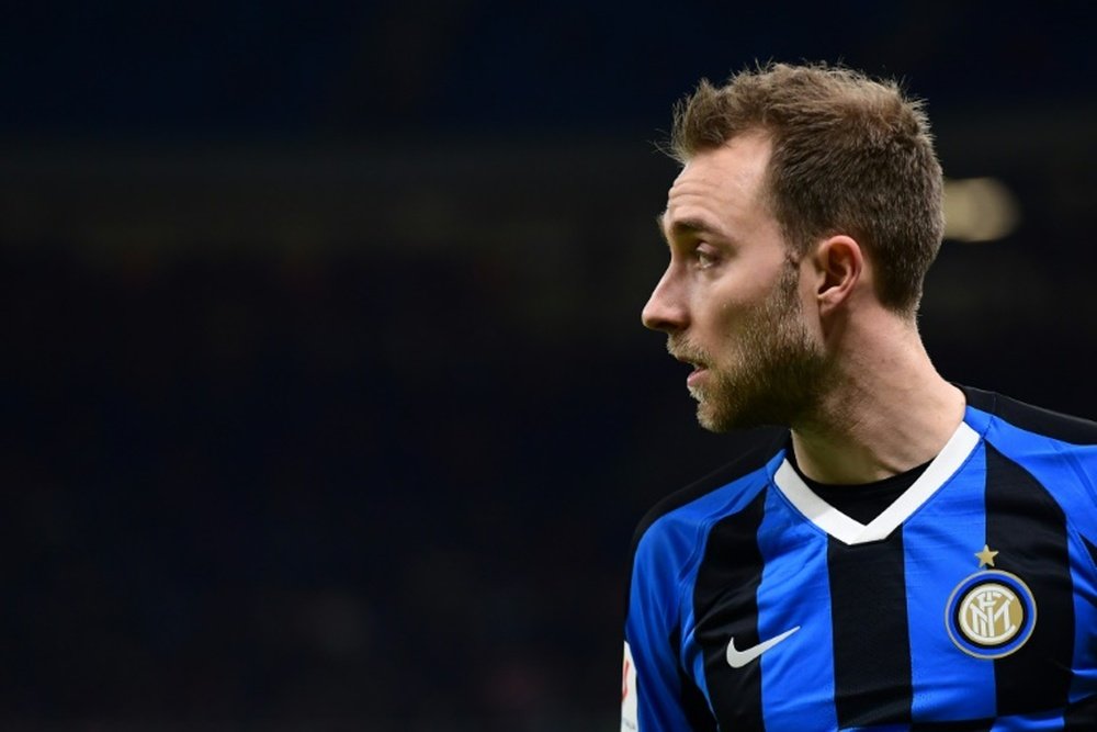 Eriksen's ordeal: from Tottenham to living in Inter's training ground. AFP