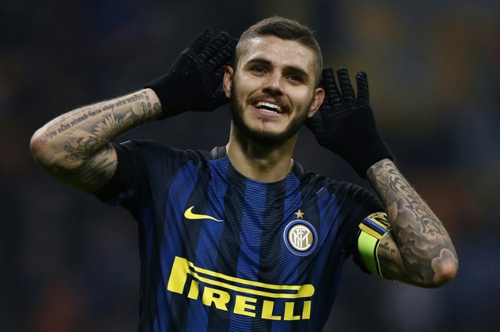 Spalletti has lauded Inter captain Icardi as 'one of the best' players he has coached. AFP