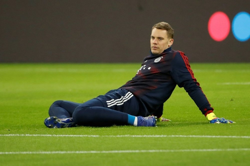 Bayern Munich goalkeeper Manuel Neuer could be looking for an exit. AFP