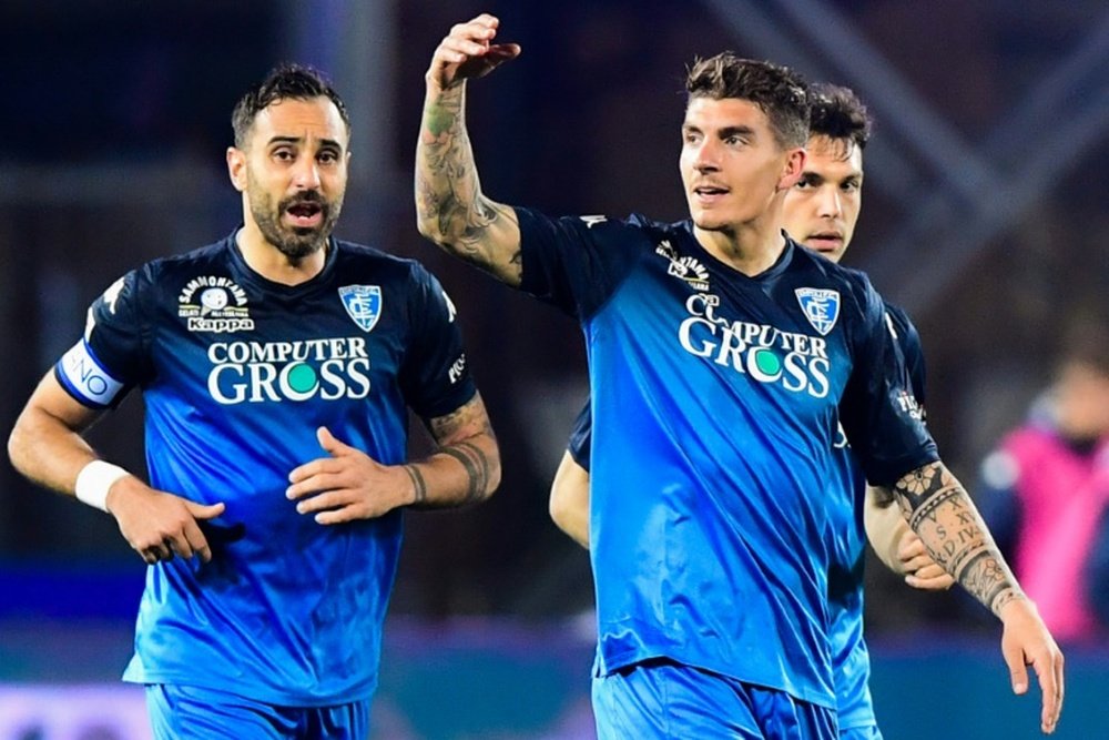 Empoli are back in Serie A. AFP
