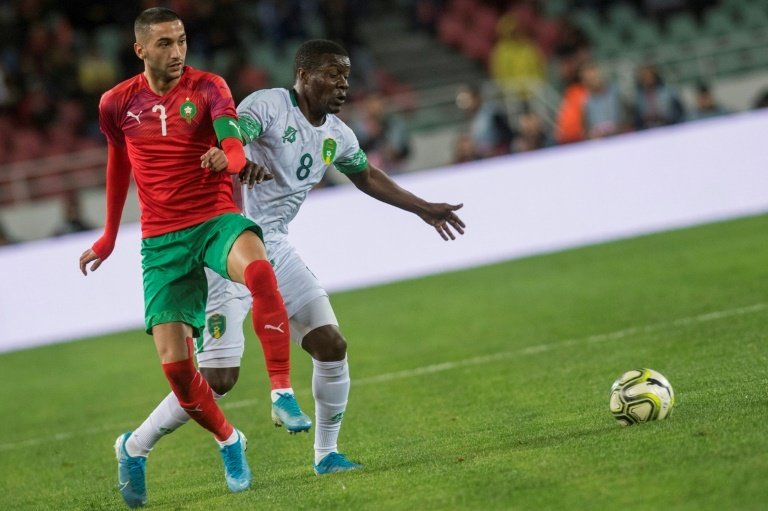 Ziyech y Mazraoui dejan la Selección de Marruecos. AFP