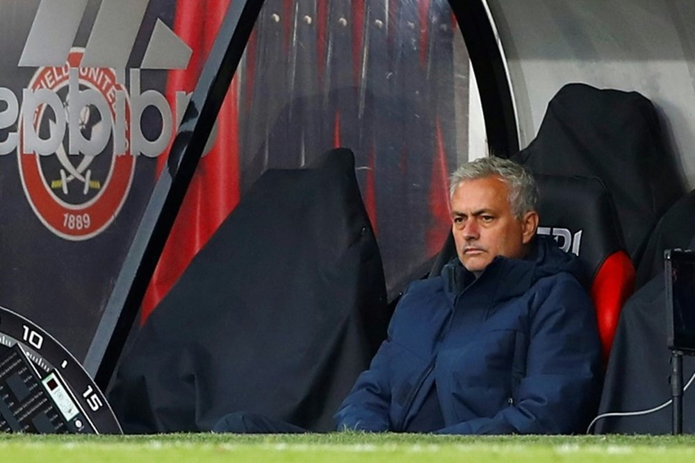 Mourinho isn't happy. AFP