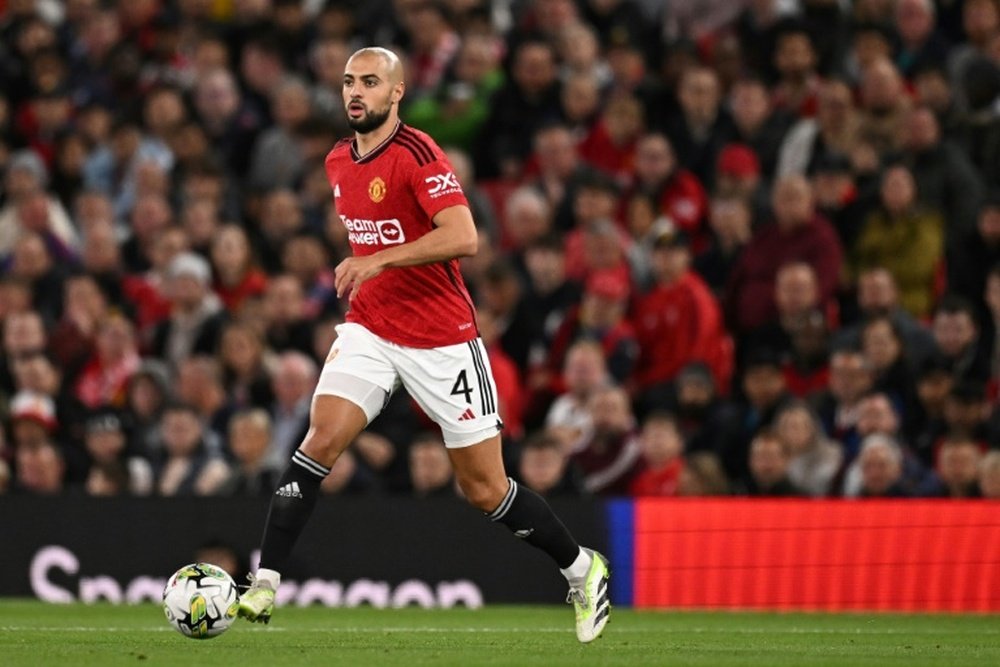 Amrabat could miss Man Utd's next few games. AFP