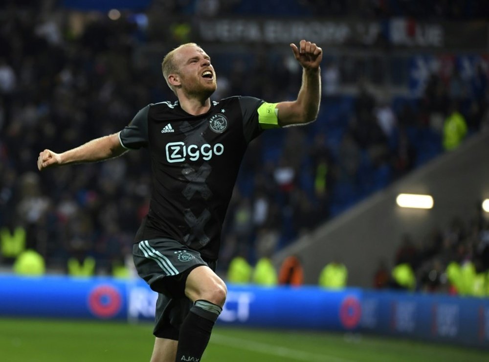 Davy Klaassen looked set to miss the CL game with Midtylland,. AFP