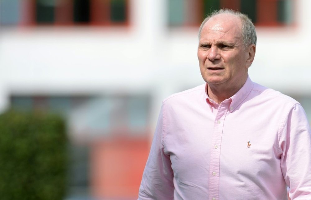Disgraced ex-Bayern Munich president Uli Hoeness, pictured in May 2015, served half of his three-and-a-half year sentence after being convicted in March 2014 of having evaded paying at least 28.5 million euros in taxes