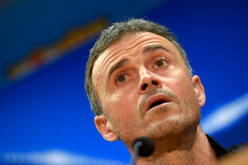 Coach Luis Enrique, pictured here on April 4, 2016, has lost three of the last four games with Barcelona after their 39-match unbeaten run stretching back six months ended earlier this month