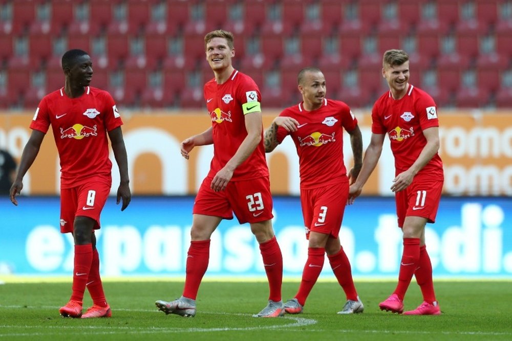 Werner said goodbye to RB Leipzig in style. AFP