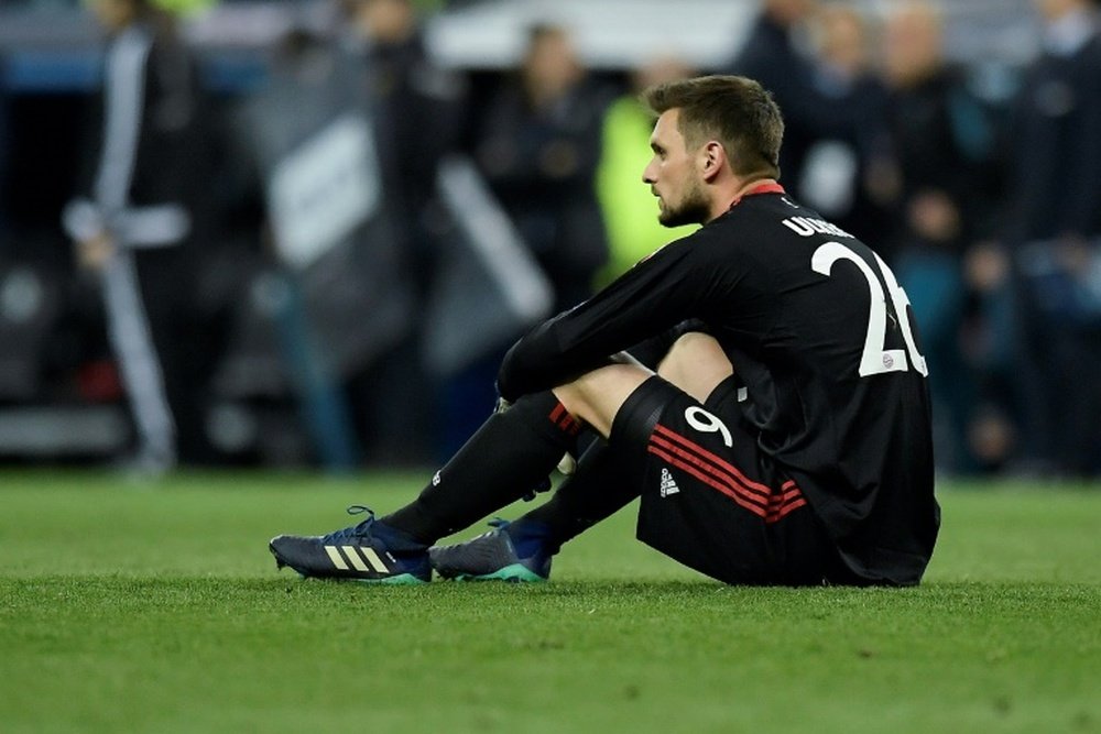 Ulreich made a fatal error to allow Karim Benzema to score his second. AFP