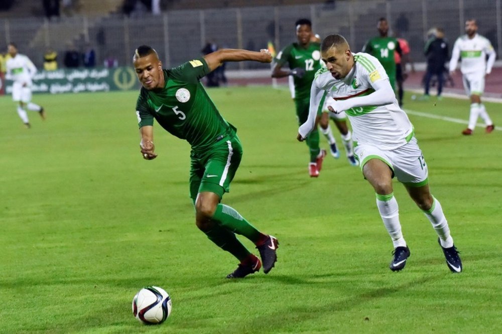 Algeria and Nigeria played out a 1-1 draw in the Group B WC qualifying match. AFP