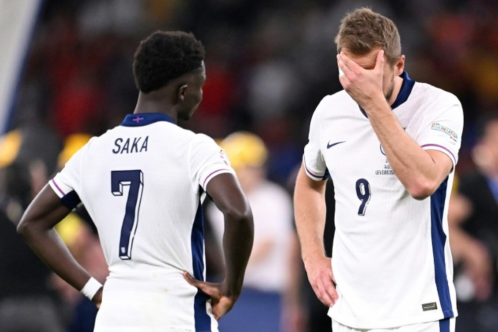 Saka and Jones will not play the game against Finland on Sunday. AFP