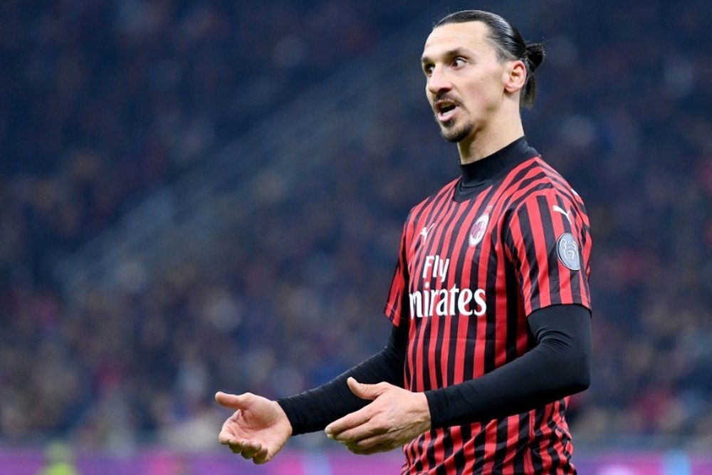 Zlatan Ibrahimovic falou sobre os rumores que apontam sua saída do Milan. AFP