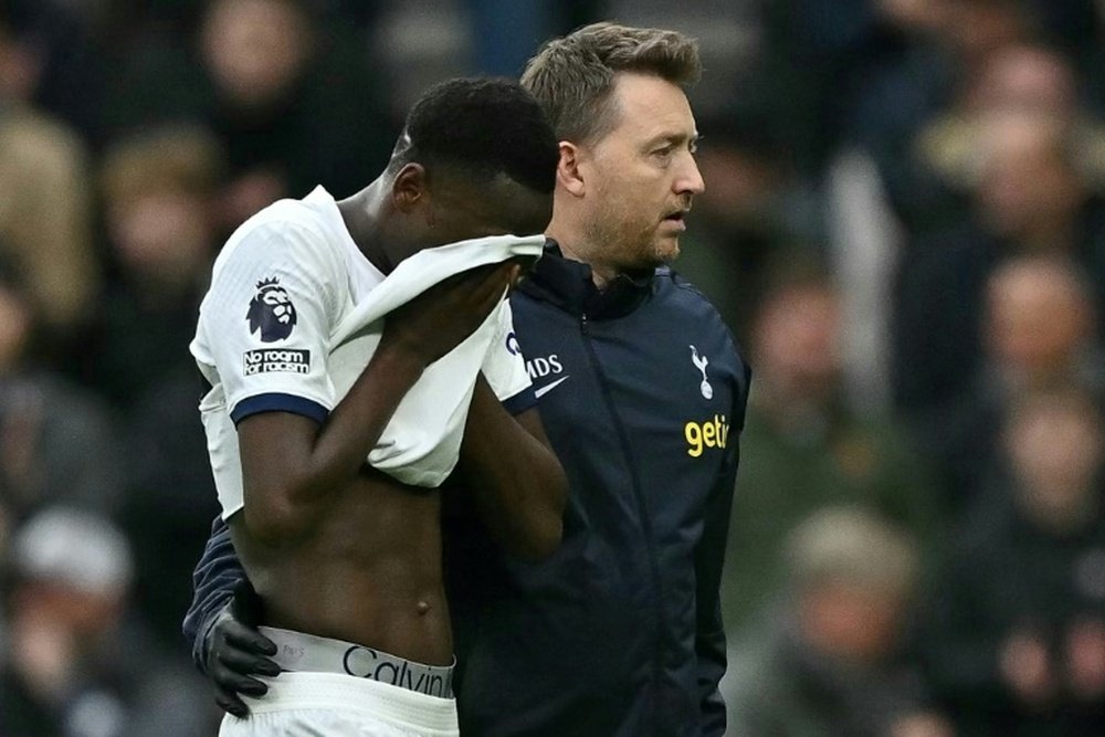 Sarr has established himself as a player with an important role at Tottenham. AFP