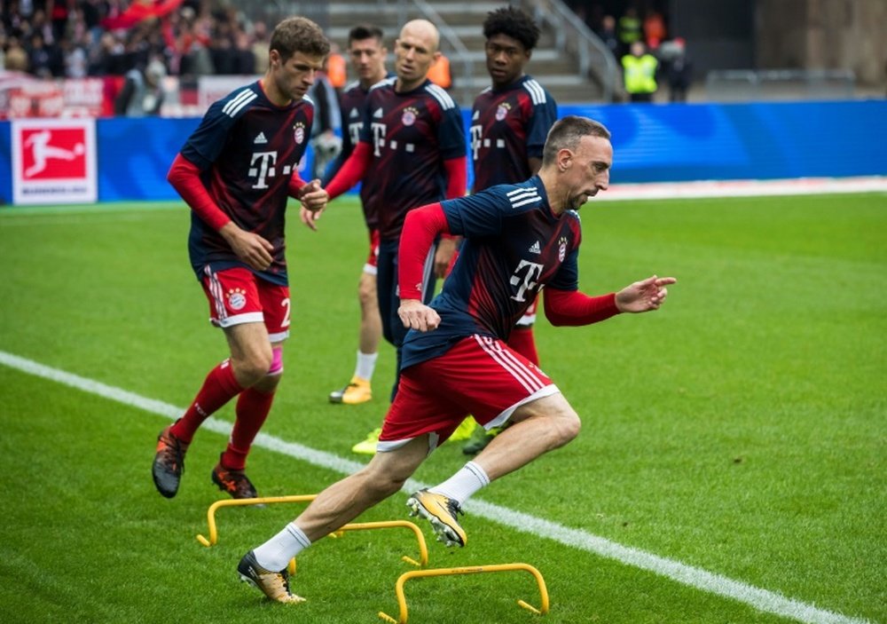 Le Bayern se rend à Francfort. AFP
