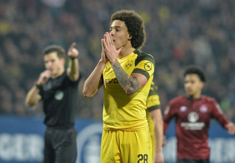 Marco Rose confirme le départ d'Axel Witsel. AFP