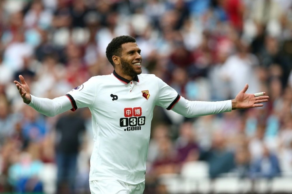 Capoue a fait un vilain tacle sur Zaha ce dimanche. AFP