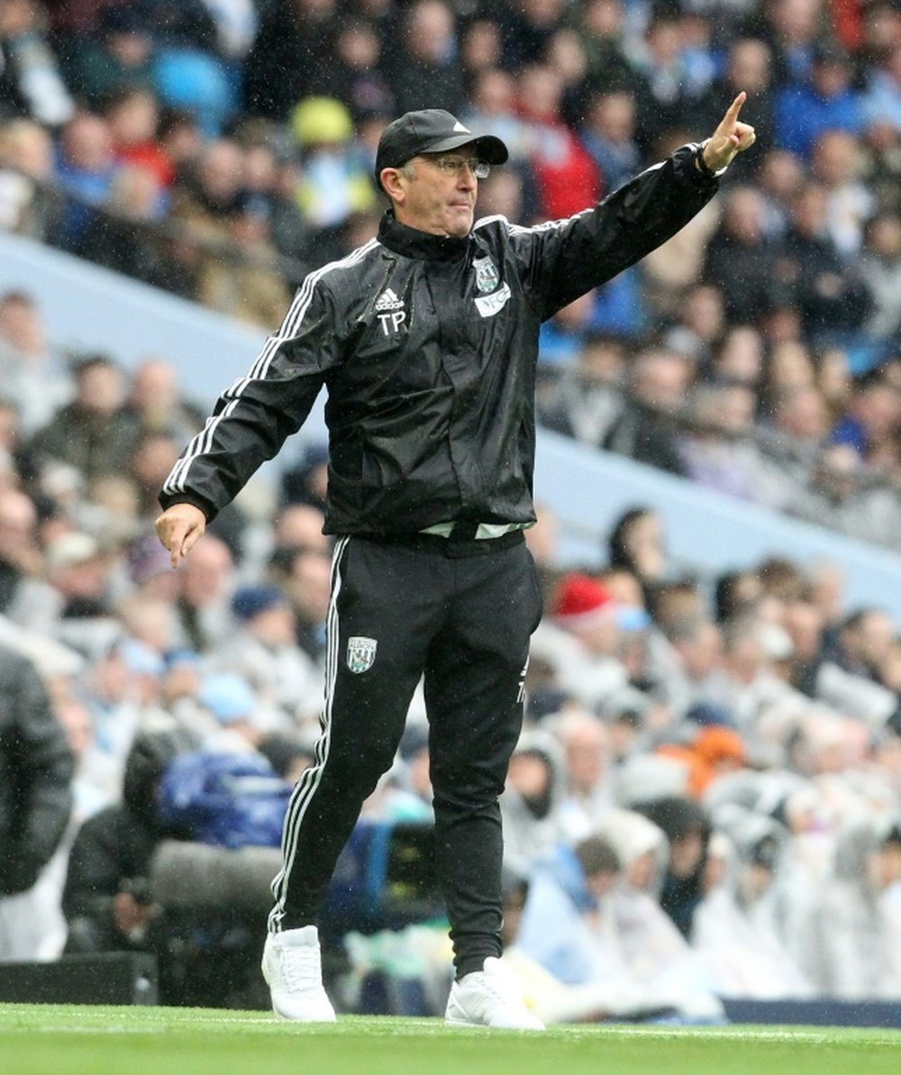 Tony Pulis will remain West Brom coach until 2019. AFP